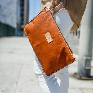 Money Bag  Genuine Leather Wrist Clutch